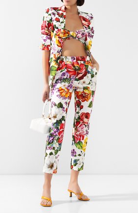 Женский хлопковый топ DOLCE & GABBANA разноцветного цвета по цене 33000 руб., арт. F74F3T/HS5F9 | Фото 2 Женский хлопковый топ DOLCE & GABBANA разноцветного цвета, арт. F74F3T/HS5F9 | Фото 2