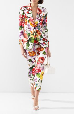 Женский хлопковый жакет DOLCE & GABBANA разноцветного цвета по цене 171500 руб., арт. F29D0T/FSFJG | Фото 2 Женский хлопковый жакет DOLCE & GABBANA разноцветного цвета, арт. F29D0T/FSFJG | Фото 2