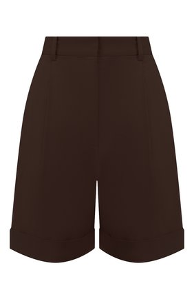 Женские хлопковые шорты LORO PIANA коричневого цвета по цене 53200 руб., арт. FAL1178 | Фото 1 Женские хлопковые шорты LORO PIANA коричневого цвета, арт. FAL1178 | Фото 1