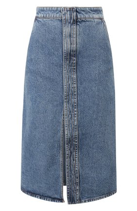 Женская джинсовая юбка STELLA MCCARTNEY синего цвета по цене 39950 руб., арт. 600925/SNH90 | Фото 1 Женская джинсовая юбка STELLA MCCARTNEY синего цвета, арт. 600925/SNH90 | Фото 1