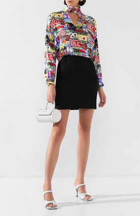 Женская юбка BALENCIAGA черного цвета по цене 56400 руб., арт. 622283/TXI17 | Фото 2 Женская юбка BALENCIAGA черного цвета, арт. 622283/TXI17 | Фото 2