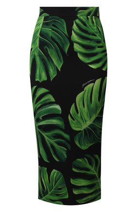 Женская шелковая юбка DOLCE & GABBANA зеленого цвета по цене 69950 руб., арт. F4BU0T/FSA0C | Фото 1 Женская шелковая юбка DOLCE & GABBANA зеленого цвета, арт. F4BU0T/FSA0C | Фото 1