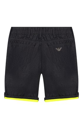 Детские джинсовые шорты EMPORIO ARMANI темно-синего цвета по цене 9805 руб., арт. 3H4SJA/4D22Z | Фото 2 Детские джинсовые шорты EMPORIO ARMANI темно-синего цвета, арт. 3H4SJA/4D22Z | Фото 2