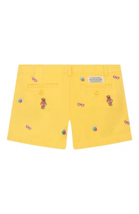 Детские хлопковые шорты POLO RALPH LAUREN желтого цвета по цене 5415 руб., арт. 312784535 | Фото 2 Детские хлопковые шорты POLO RALPH LAUREN желтого цвета, арт. 312784535 | Фото 2