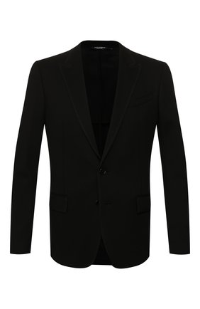 Мужской пиджак из вискозы DOLCE & GABBANA черного цвета по цене 146000 руб., арт. G2LV7T/FUGI2 | Фото 1 Мужской пиджак из вискозы DOLCE & GABBANA черного цвета, арт. G2LV7T/FUGI2 | Фото 1