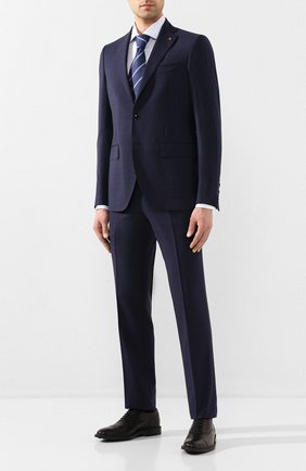Мужской шерстяной костюм SARTORIA LATORRE синего цвета по цене 55200 руб., арт. A6I7EF U70781 | Фото 1 Мужской шерстяной костюм SARTORIA LATORRE синего цвета, арт. A6I7EF U70781 | Фото 1