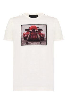 Мужская хлопковая футболка LIMITATO белого цвета по цене 12100 руб., арт. TURB0/T-SHIRT | Фото 1 Мужская хлопковая футболка LIMITATO белого цвета, арт. TURB0/T-SHIRT | Фото 1