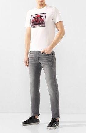 Мужская хлопковая футболка LIMITATO белого цвета по цене 12100 руб., арт. TURB0/T-SHIRT | Фото 2 Мужская хлопковая футболка LIMITATO белого цвета, арт. TURB0/T-SHIRT | Фото 2