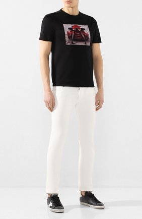 Мужская хлопковая футболка LIMITATO черного цвета по цене 12100 руб., арт. TURB0/T-SHIRT | Фото 2 Мужская хлопковая футболка LIMITATO черного цвета, арт. TURB0/T-SHIRT | Фото 2