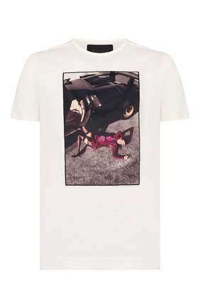 Мужская хлопковая футболка LIMITATO белого цвета по цене 12100 руб., арт. MERCY/T-SHIRT | Фото 1 Мужская хлопковая футболка LIMITATO белого цвета, арт. MERCY/T-SHIRT | Фото 1