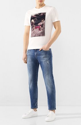 Мужская хлопковая футболка LIMITATO белого цвета по цене 12100 руб., арт. MERCY/T-SHIRT | Фото 2 Мужская хлопковая футболка LIMITATO белого цвета, арт. MERCY/T-SHIRT | Фото 2