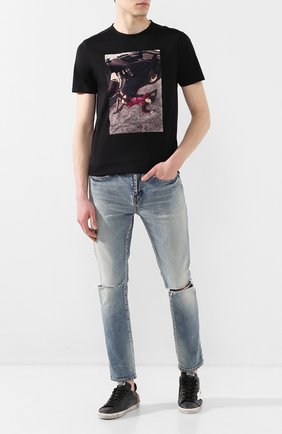 Мужская хлопковая футболка LIMITATO черного цвета по цене 12100 руб., арт. MERCY/T-SHIRT | Фото 2 Мужская хлопковая футболка LIMITATO черного цвета, арт. MERCY/T-SHIRT | Фото 2