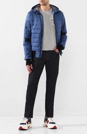 Мужской пуховый бомбер cabri CANADA GOOSE синего цвета по цене 52750 руб., арт. 2208M | Фото 2 Мужской пуховый бомбер cabri CANADA GOOSE синего цвета, арт. 2208M | Фото 2