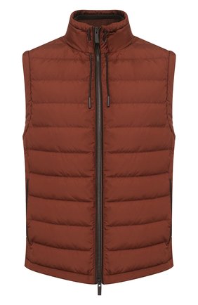 Мужской пуховый жилет ERMENEGILDO ZEGNA коричневого цвета по цене 99800 руб., арт. UUT33/U120B | Фото 1 Мужской пуховый жилет ERMENEGILDO ZEGNA коричневого цвета, арт. UUT33/U120B | Фото 1