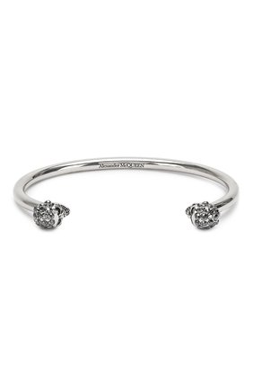 Женский браслет-кафф ALEXANDER MCQUEEN черного цвета по цене 24900 руб., арт. 550499/J160Y | Фото 1 Женский браслет-кафф ALEXANDER MCQUEEN черного цвета, арт. 550499/J160Y | Фото 1