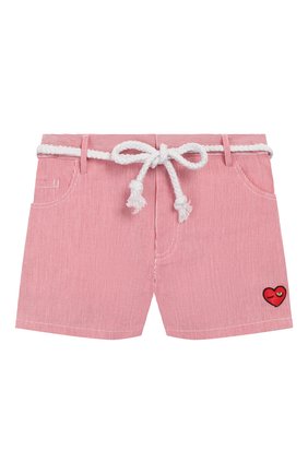 Детские хлопковые шорты SONIA RYKIEL ENFANT красного цвета по цене 8425 руб., арт. 20S1S005 | Фото 1 Детские хлопковые шорты SONIA RYKIEL ENFANT красного цвета, арт. 20S1S005 | Фото 1