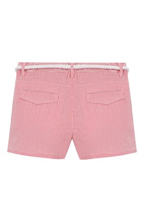 Детские хлопковые шорты SONIA RYKIEL ENFANT красного цвета по цене 8425 руб., арт. 20S1S005 | Фото 2 Детские хлопковые шорты SONIA RYKIEL ENFANT красного цвета, арт. 20S1S005 | Фото 2