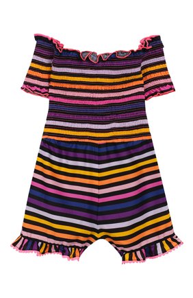 Детский хлопковый комбинезон SONIA RYKIEL ENFANT разноцветного цвета по цене 12350 руб., арт. 20S1S008 | Фото 2 Детский хлопковый комбинезон SONIA RYKIEL ENFANT разноцветного цвета, арт. 20S1S008 | Фото 2