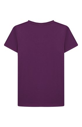 Детская хлопковая футболка GUCCI фиолетового цвета по цене 9200 руб., арт. 547559/XJB44 | Фото 2 Детская хлопковая футболка GUCCI фиолетового цвета, арт. 547559/XJB44 | Фото 2