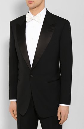 Мужской шерстяной смокинг TOM FORD черного цвета по цене 299500 руб., арт. 422R12/21RP4L | Фото 2 Мужской шерстяной смокинг TOM FORD черного цвета, арт. 422R12/21RP4L | Фото 2