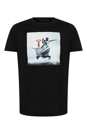 Мужская хлопковая футболка LIMITATO черного цвета по цене 12100 руб., арт. S0VIET/T-SHIRT | Фото 1 Мужская хлопковая футболка LIMITATO черного цвета, арт. S0VIET/T-SHIRT | Фото 1