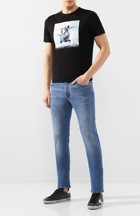 Мужская хлопковая футболка LIMITATO черного цвета по цене 12100 руб., арт. S0VIET/T-SHIRT | Фото 2 Мужская хлопковая футболка LIMITATO черного цвета, арт. S0VIET/T-SHIRT | Фото 2
