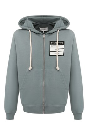 Мужская хлопковая толстовка MAISON MARGIELA светло-зеленого цвета по цене 39950 руб., арт. S50HG0031/S25443 | Фото 1 Мужская хлопковая толстовка MAISON MARGIELA светло-зеленого цвета, арт. S50HG0031/S25443 | Фото 1