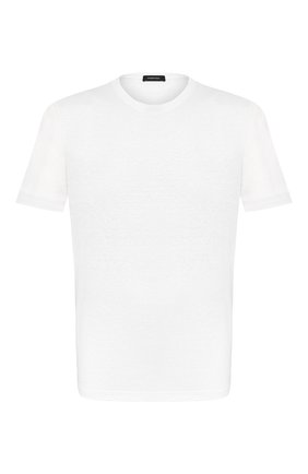 Мужская льняная футболка ERMENEGILDO ZEGNA белого цвета по цене 26700 руб., арт. UU564/706 | Фото 1 Мужская льняная футболка ERMENEGILDO ZEGNA белого цвета, арт. UU564/706 | Фото 1