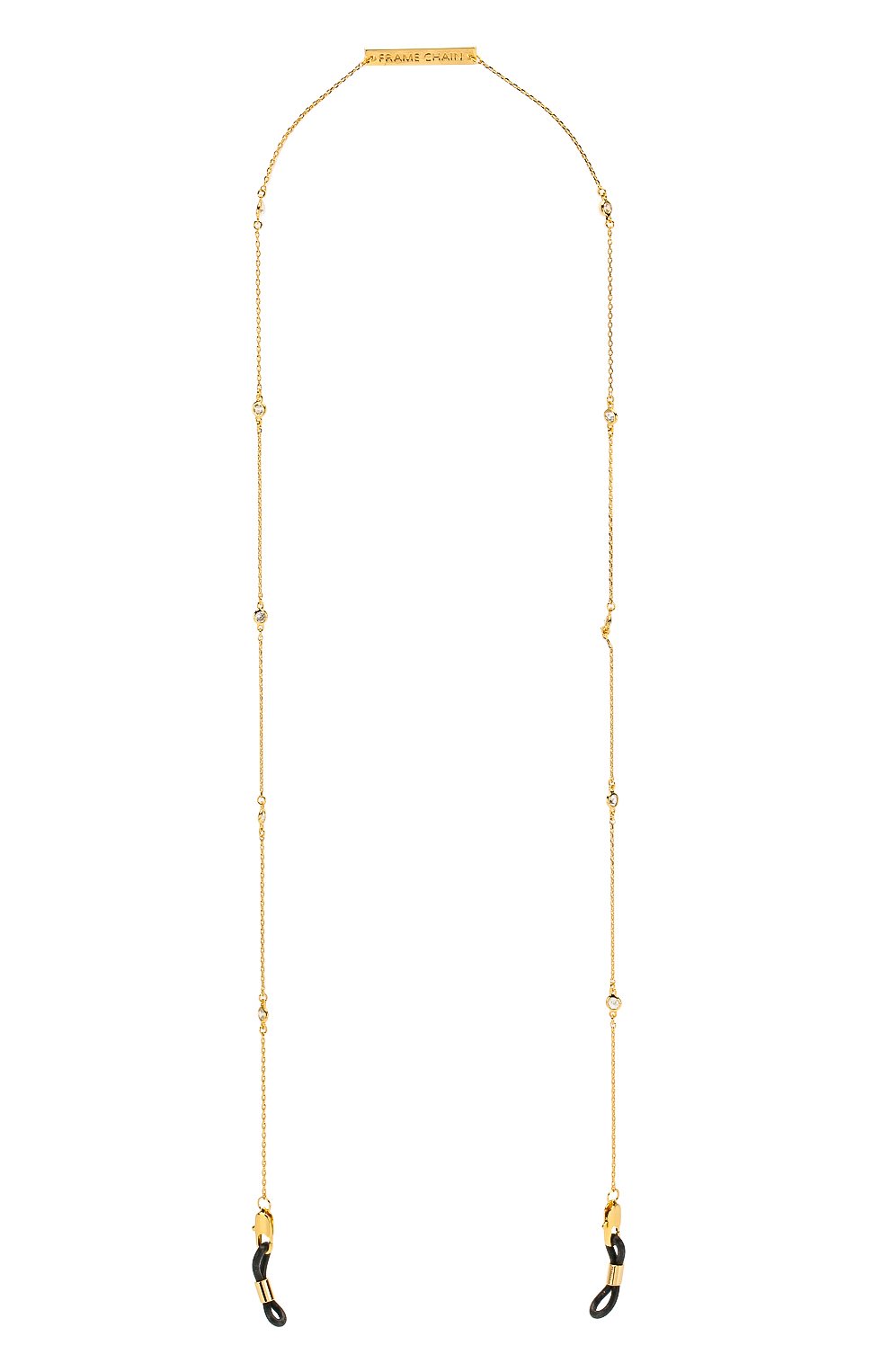 Женские цепочка для очков FRAME CHAIN золотого цвета, арт. SHINE BRIGHT YELLOW | Фото 1
