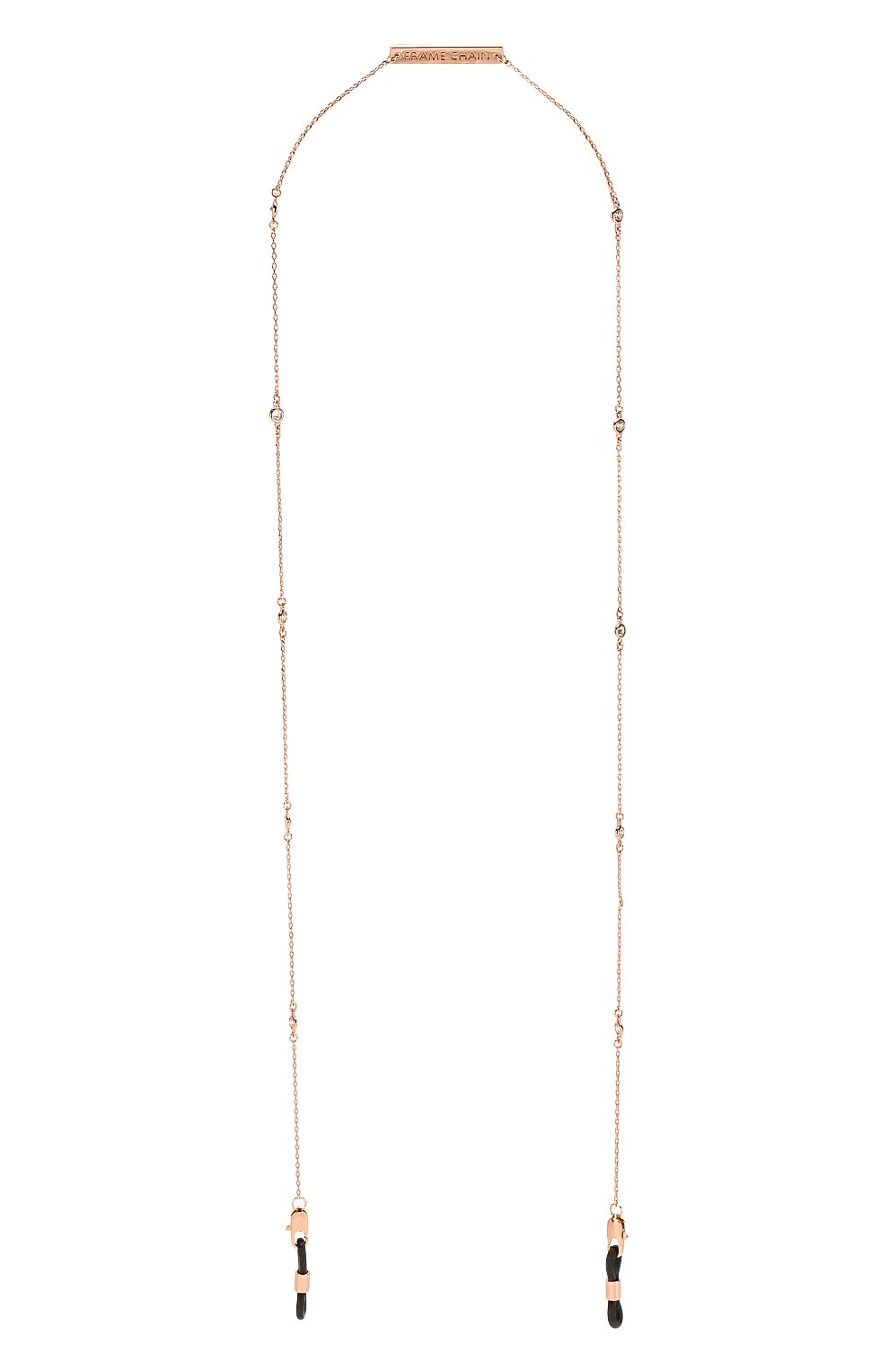 Женские цепочка для очков FRAME CHAIN розового цвета, арт. SHINE BRIGHT R0SE | Фото 1 (Тип очков: Цепочка; Региональные ограничения белый список (Axapta Mercury): RU)
