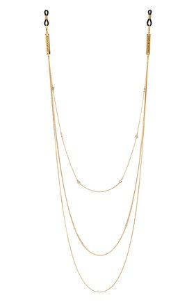 Женские цепочка для очков FRAME CHAIN золотого цвета по цене 19100 руб., арт. IN CHAINZ | Фото 1 Женские цепочка для очков FRAME CHAIN золотого цвета, арт. IN CHAINZ | Фото 1