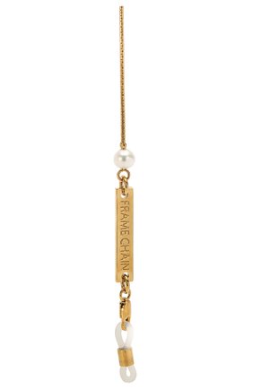 Женские цепочка для очков FRAME CHAIN золотого цвета по цене 0 руб., арт. DR0P PEARL YELL0W | Фото 2 Женские цепочка для очков FRAME CHAIN золотого цвета, арт. DR0P PEARL YELL0W | Фото 2 (Тип очков: Цепочка; Региональные ограничения белый список (Axapta Mercury): RU)