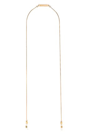 Женские цепочка для очков FRAME CHAIN золотого цвета по цене 8750 руб., арт. SLINKY YELL0W | Фото 1 Женские цепочка для очков FRAME CHAIN золотого цвета, арт. SLINKY YELL0W | Фото 1