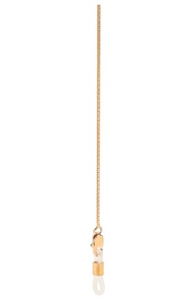 Женские цепочка для очков FRAME CHAIN золотого цвета по цене 8750 руб., арт. SLINKY YELL0W | Фото 2 Женские цепочка для очков FRAME CHAIN золотого цвета, арт. SLINKY YELL0W | Фото 2