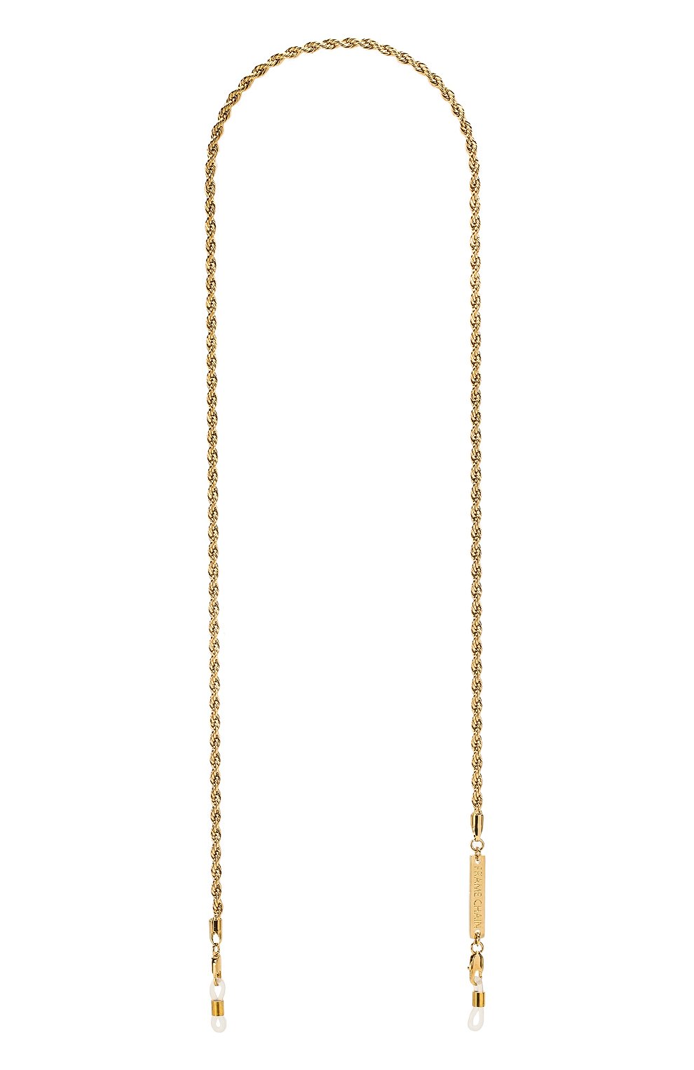 Женские цепочка для очков FRAME CHAIN золотого цвета, арт. R0LLER CHAIN YELL0W | Фото 1