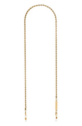 Мужские цепочка для очков FRAME CHAIN золотого цвета по цене 9550 руб., арт. R0LLER CHAIN YELL0W | Фото 1 Мужские цепочка для очков FRAME CHAIN золотого цвета, арт. R0LLER CHAIN YELL0W | Фото 1