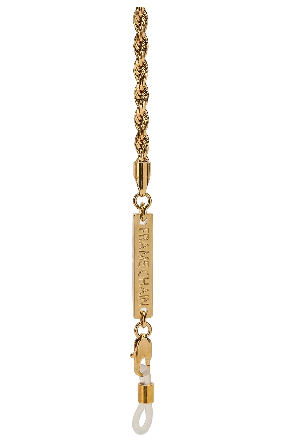 Женские цепочка для очков FRAME CHAIN золотого цвета по цене 9550 руб., арт. R0LLER CHAIN YELL0W | Фото 2 Женские цепочка для очков FRAME CHAIN золотого цвета, арт. R0LLER CHAIN YELL0W | Фото 2