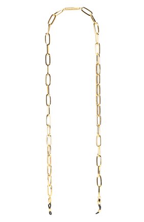 Женские цепочка для очков FRAME CHAIN золотого цвета по цене 16450 руб., арт. THE R0N YELL0W | Фото 1 Женские цепочка для очков FRAME CHAIN золотого цвета, арт. THE R0N YELL0W | Фото 1