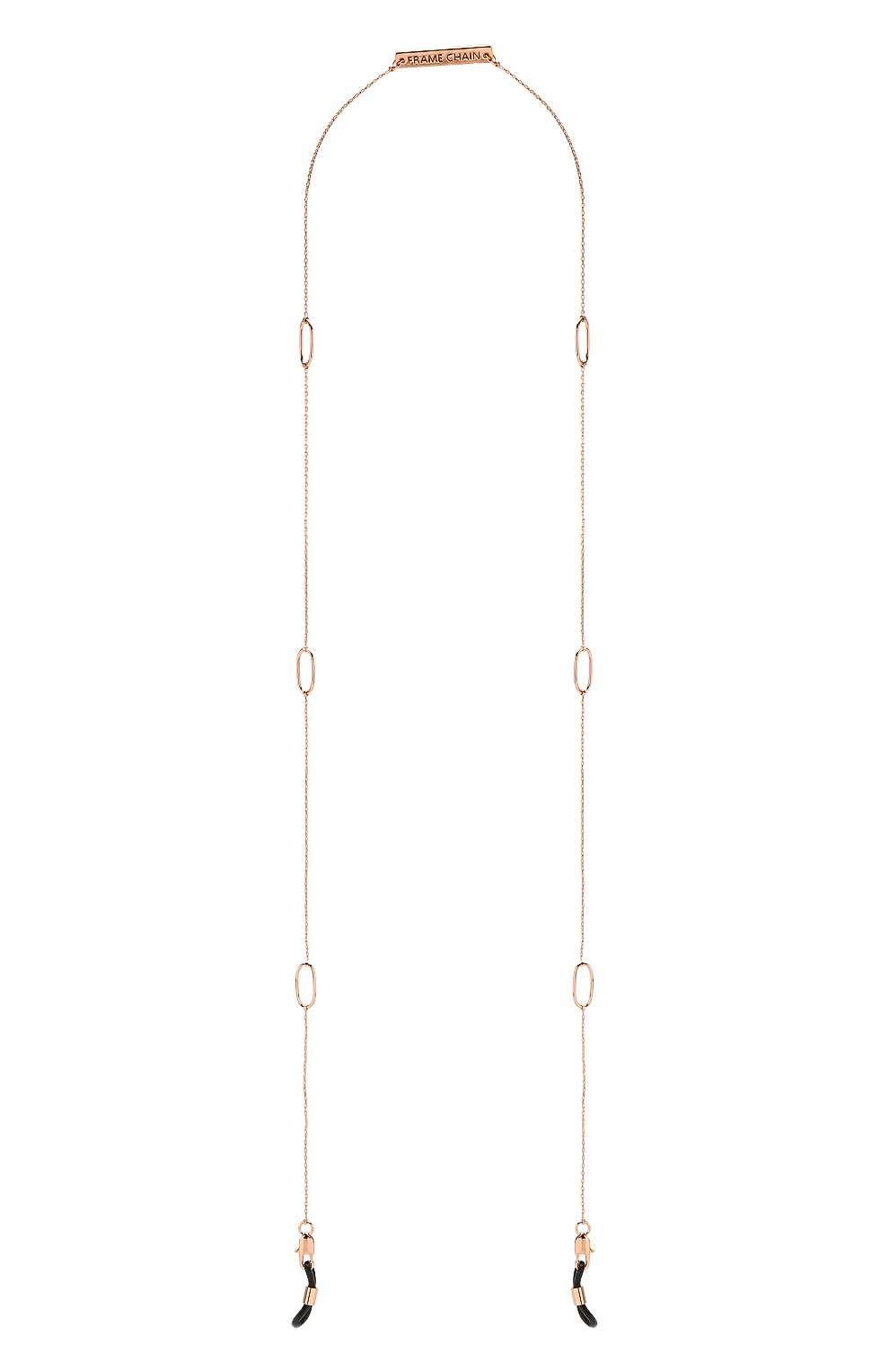 Женские цепочка для очков FRAME CHAIN розового цвета, арт. JACKIE 0H | Фото 1