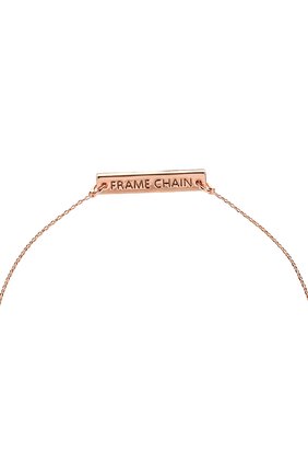 Женские цепочка для очков FRAME CHAIN розового цвета по цене 12700 руб., арт. JACKIE 0H | Фото 3 Женские цепочка для очков FRAME CHAIN розового цвета, арт. JACKIE 0H | Фото 3