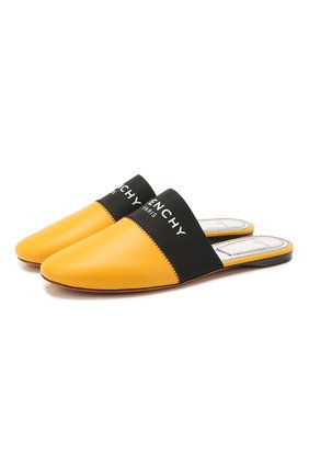 Женские кожаные сабо GIVENCHY желтого цвета по цене 36100 руб., арт. BE2002E01H | Фото 1 Женские кожаные сабо GIVENCHY желтого цвета, арт. BE2002E01H | Фото 1