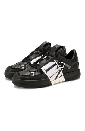Женские кожаные кеды valentino garavani vl7n VALENTINO черного цвета по цене 49600 руб., арт. TW2S0V66/WRQ | Фото 1 Женские кожаные кеды valentino garavani vl7n VALENTINO черного цвета, арт. TW2S0V66/WRQ | Фото 1