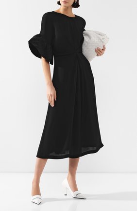 Женская кожаные туфли fringe knife BALENCIAGA белого цвета по цене 59950 руб., арт. 597365/WAWN4 | Фото 2 Женская кожаные туфли fringe knife BALENCIAGA белого цвета, арт. 597365/WAWN4 | Фото 2