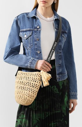 Женская сумка STELLA MCCARTNEY бежевого цвета по цене 32550 руб., арт. 700026/W8660 | Фото 2 Женская сумка STELLA MCCARTNEY бежевого цвета, арт. 700026/W8660 | Фото 2