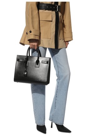 Женская сумка sac de jour small SAINT LAURENT черного цвета по цене 191500 руб., арт. 378299/02G9W | Фото 2 Женская сумка sac de jour small SAINT LAURENT черного цвета, арт. 378299/02G9W | Фото 2