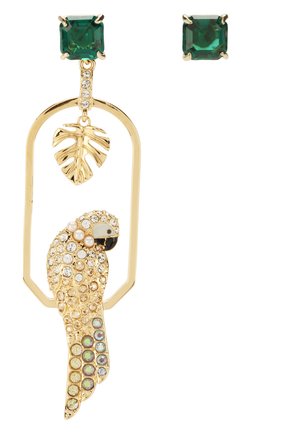 Женские серьги tropical parrot SWAROVSKI золотого цвета по цене 7980 руб., арт. 5519255 | Фото 1 Женские серьги tropical parrot SWAROVSKI золотого цвета, арт. 5519255 | Фото 1