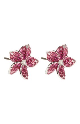 Женские серьги tropical flower SWAROVSKI серебряного цвета по цене 4490 руб., арт. 5519254 | Фото 3 Женские серьги tropical flower SWAROVSKI серебряного цвета, арт. 5519254 | Фото 3