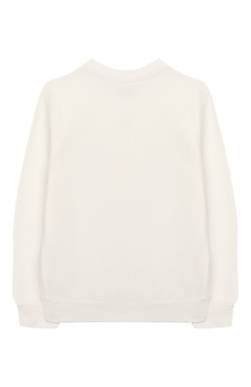 Детский хлопковый свитшот FENDI белого цвета по цене 15850 руб., арт. JFH095/5V0/3A-6A | Фото 2 Детский хлопковый свитшот FENDI белого цвета, арт. JFH095/5V0/3A-6A | Фото 2