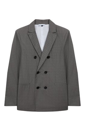 Детский хлопковый пиджак EMPORIO ARMANI серого цвета по цене 31150 руб., арт. 3H4GJ4/4N3KZ | Фото 1 Детский хлопковый пиджак EMPORIO ARMANI серого цвета, арт. 3H4GJ4/4N3KZ | Фото 1