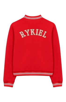 Детская бомбер SONIA RYKIEL ENFANT красного цвета по цене 19100 руб., арт. 20S10U04 | Фото 2 Детская бомбер SONIA RYKIEL ENFANT красного цвета, арт. 20S10U04 | Фото 2